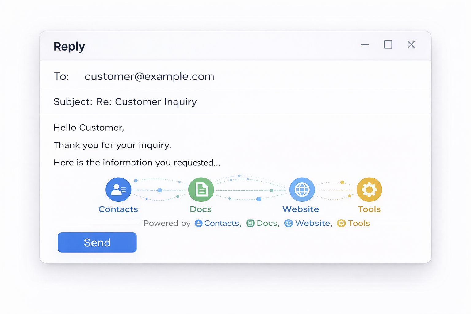 Replies that write themselves